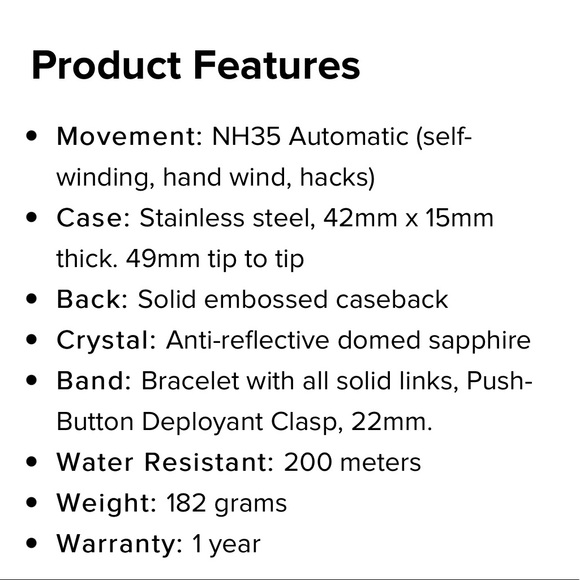 Mens grey island watch - Picture 6 of 6